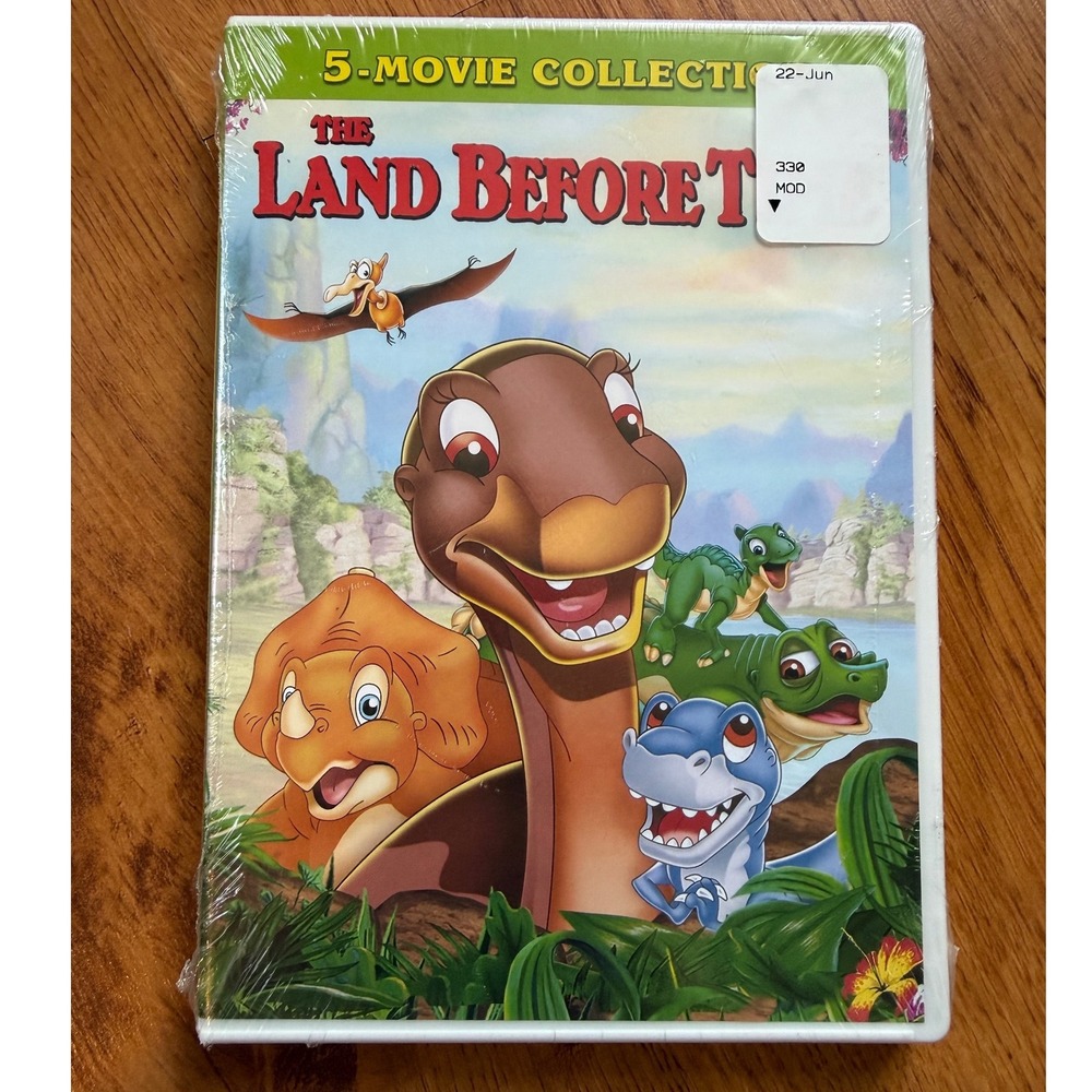 The Land Before Time 5-Movie Collection DVD New Sealed Littlefoot Dinosaur